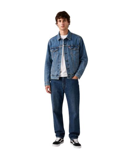 Veste Camionneur Manches Longues Homme Bleu Délavé Levis