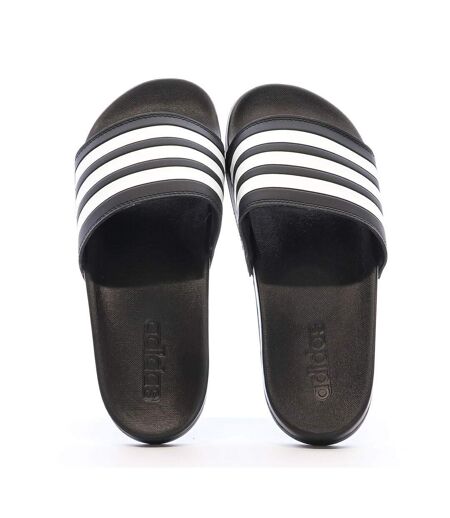 Claquettes Noire/Blanches Femme Adidas Adilette Comfort GZ5891 - 40.5