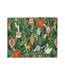 Pack of 4  Deck the halls placemat  46cm x 36cm green Furn