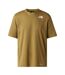 T-shirt Shadow Homme Kaki Foncé The North Face-1