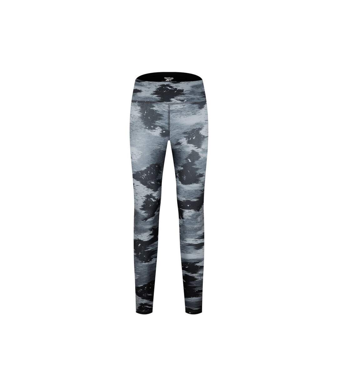 Womens/ladies Running High Waist Leggings Black Reebok-1