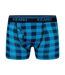 Boxers Motif/style À Carreaux Homme Gris Foncé Bleu Roi Noir Blanc Rouge Bleu Clair Keanu-2