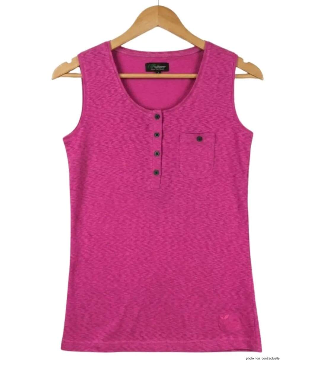 MAYFLOWER LOTUS2 — Débardeur sangria femme coton : l'éclat d'une couleur estivale et authentique-2