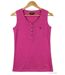 MAYFLOWER LOTUS2 — Débardeur sangria femme coton : l'éclat d'une couleur estivale et authentique-2