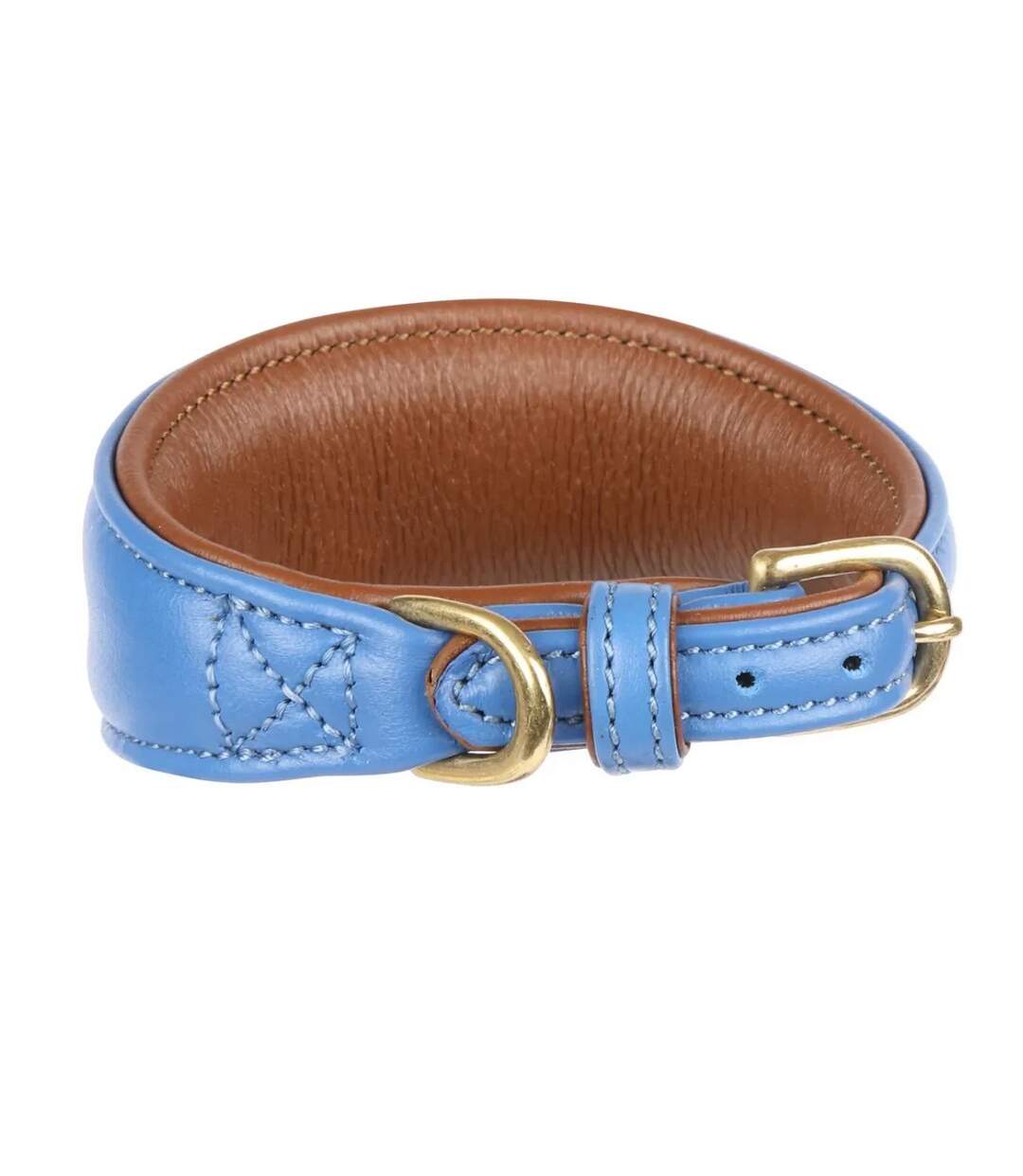 Collier pour chien lévrier l neckline: 35 cm-39 cm bleu roi Digby & Fox-1