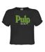 Womens/ladies Come Alive Pulp Crop Top Charcoal Amplified-1