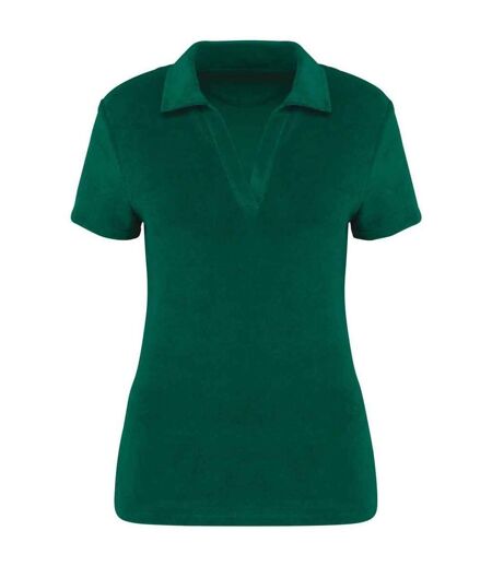 Polo femme vert malachite Native Spirit