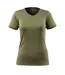Womens/ladies Crossover Nice T-shirt Moss Green Mascot-1