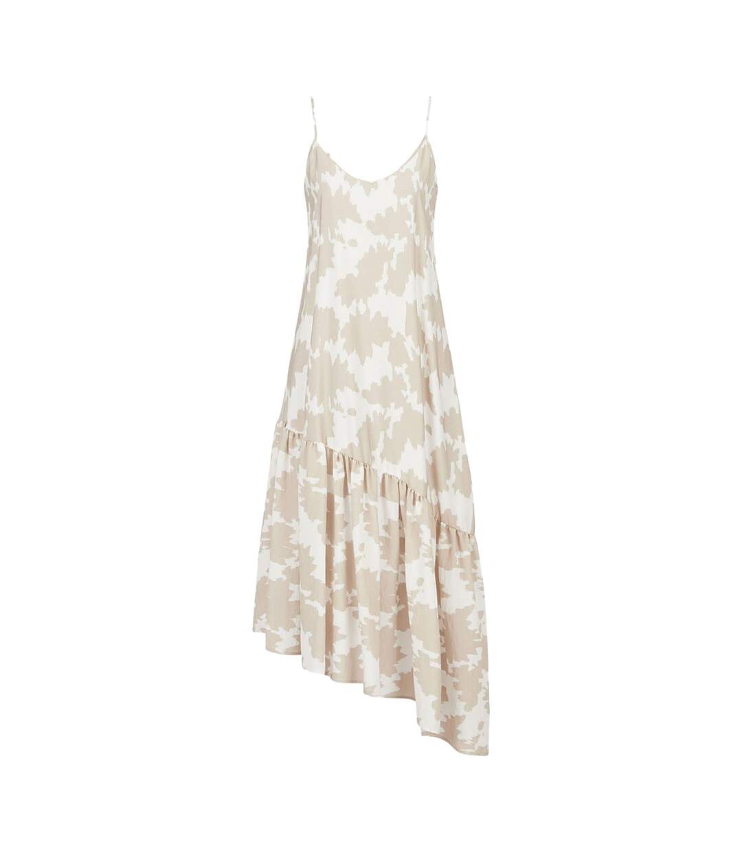 Womens/ladies Leaf Print Dress Sand Armani Exchange-2