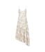 Womens/ladies Leaf Print Dress Sand Armani Exchange-2