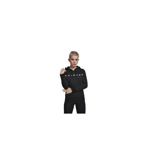 Sweat À Capuche Friends Femmes/dames Noir MerchCode