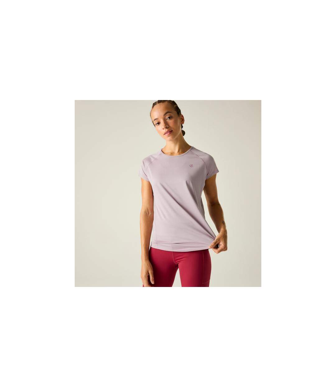T-shirt De Sport Corral Femme Mauve Dare 2B-2