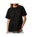 T-shirt noir femme kaporal vertu-1
