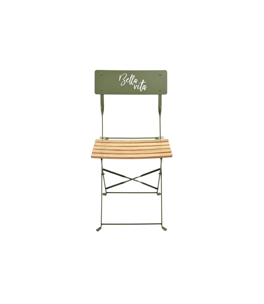 Lot de 2 Chaises Pliantes Bella Vita 81cm Kaki