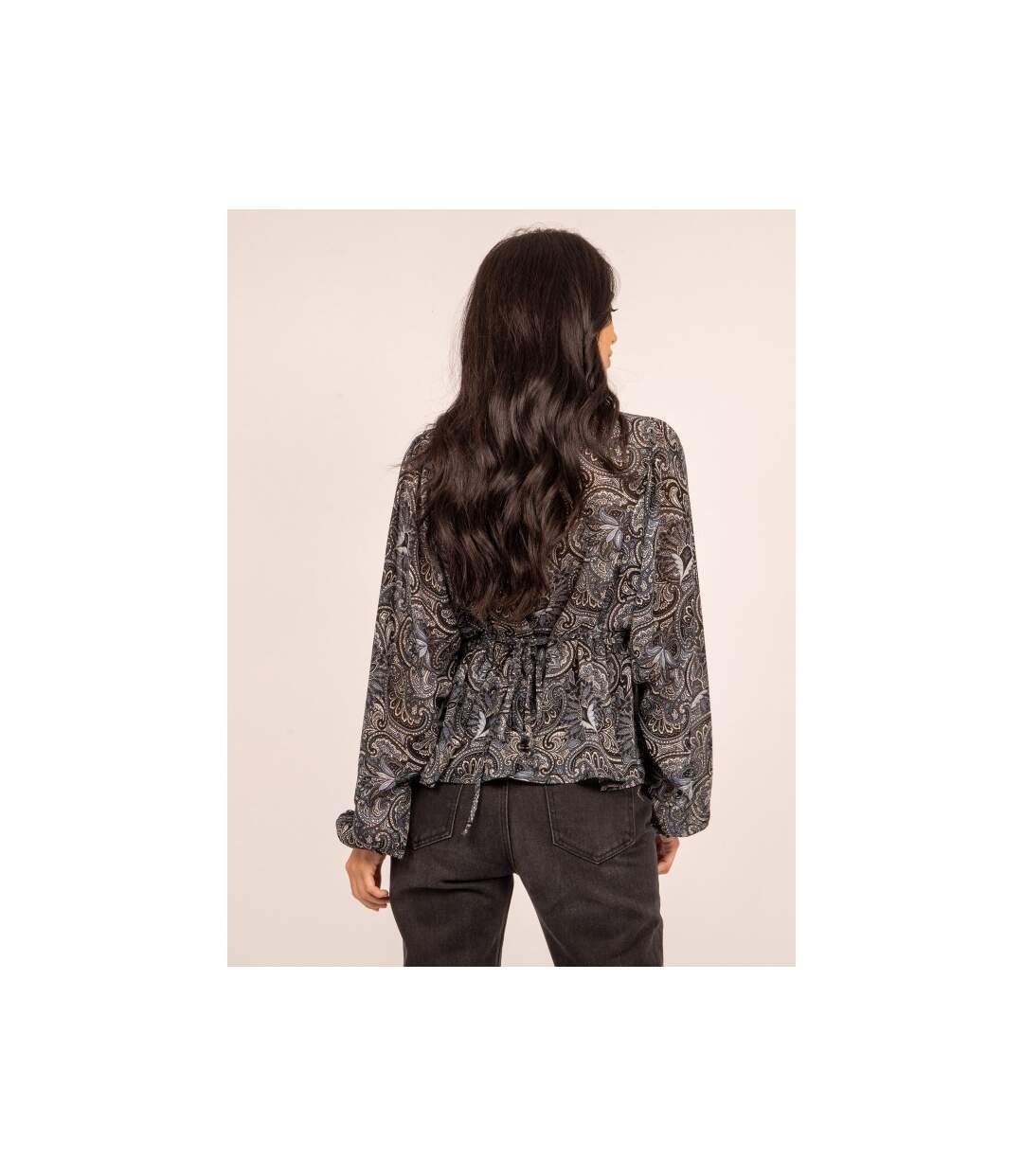 Blouse fluide motifs FARAH - Dona X Lisa-2