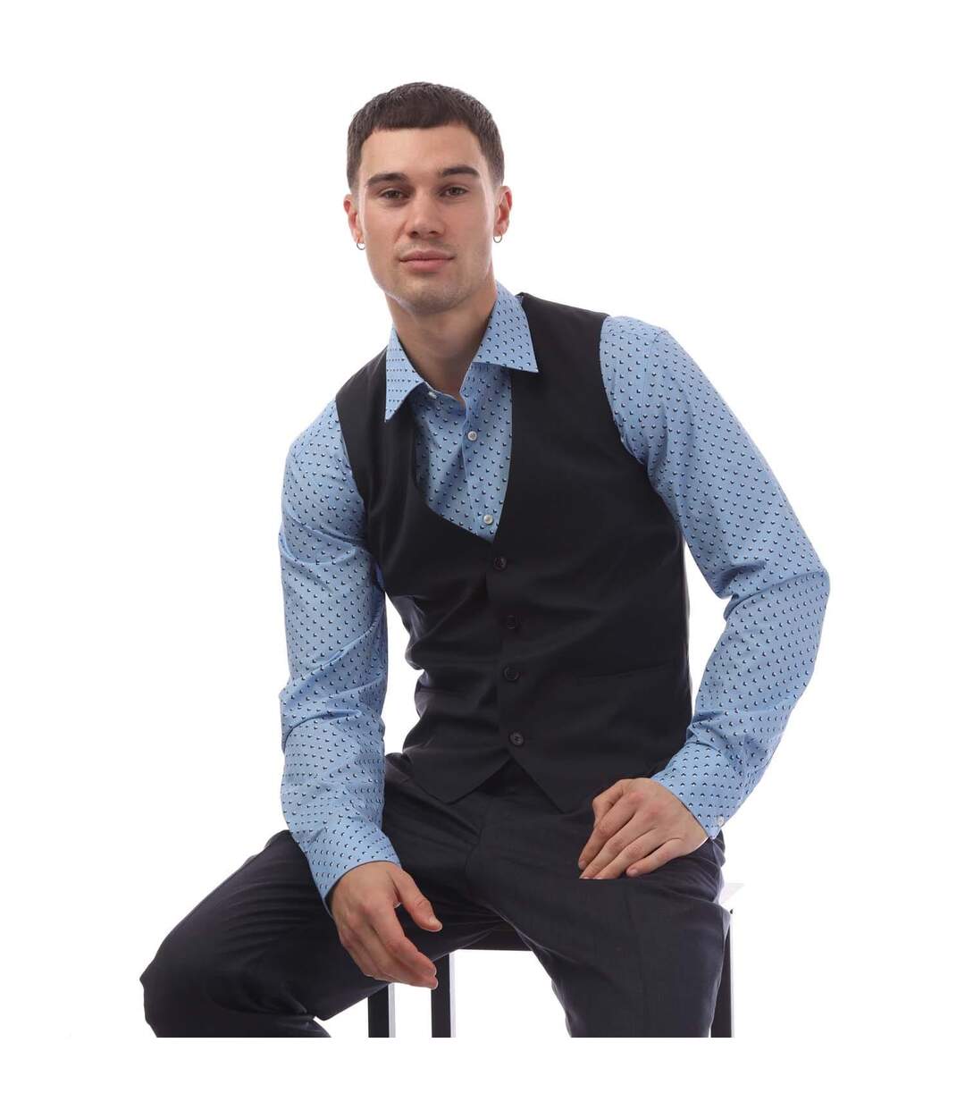 Gilet Vin194 Homme Bleu Marine Hugo Boss-1