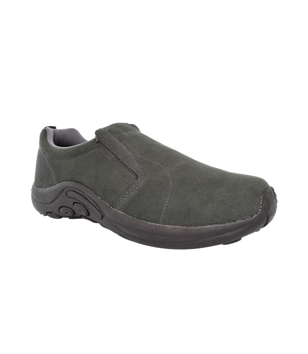 Baskets Décontractées En Cuir Suédé Homme Gris PDQ-2