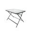 Table de Jardin en Verre Formentera 110cm Gris