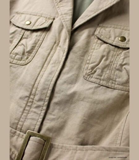 Veste Saharienne Rando Femme Mayflower Sicile Beige