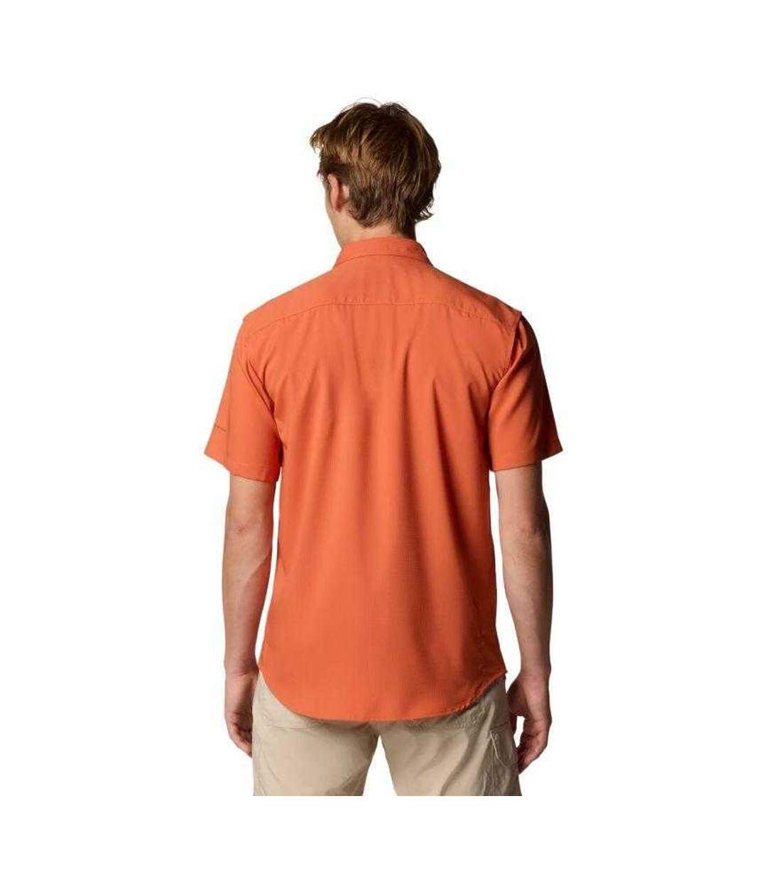 Chemise Manches Courtes Utilizer Solid Homme Orange Columbia-2