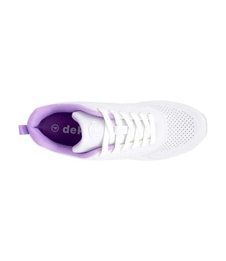 Dek - Chaussures de bowling FLUKE - Femme (Blanc / Lilas) - UTDF2316