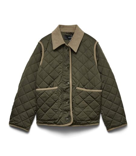 Veste matelassée kaki femme vero moda mily