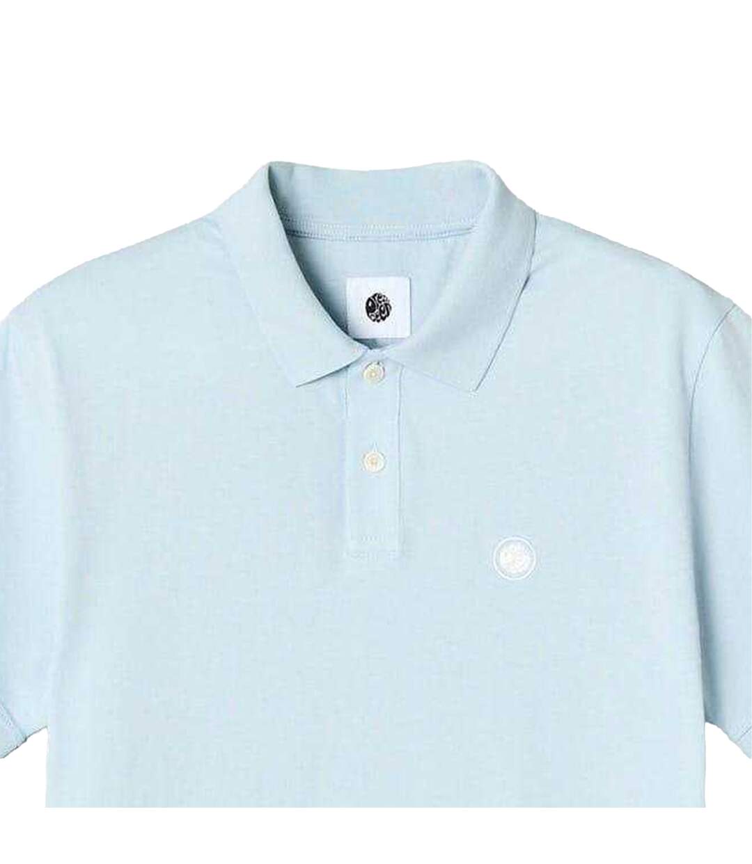 Polo Manches Courtes Homme Bleu Ciel Pretty Green-3