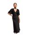 Robe Longue Femme Noir Little Mistress-2