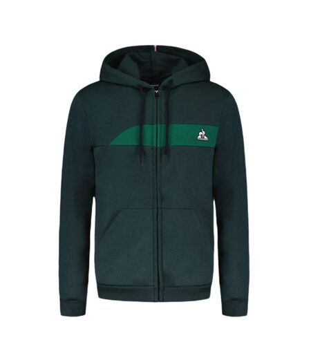 Sweat zippé vert homme le coq sportif saison 2 - m