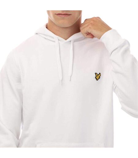 Sweat À Capuche Motif Logo Homme Blanc Lyle & Scott