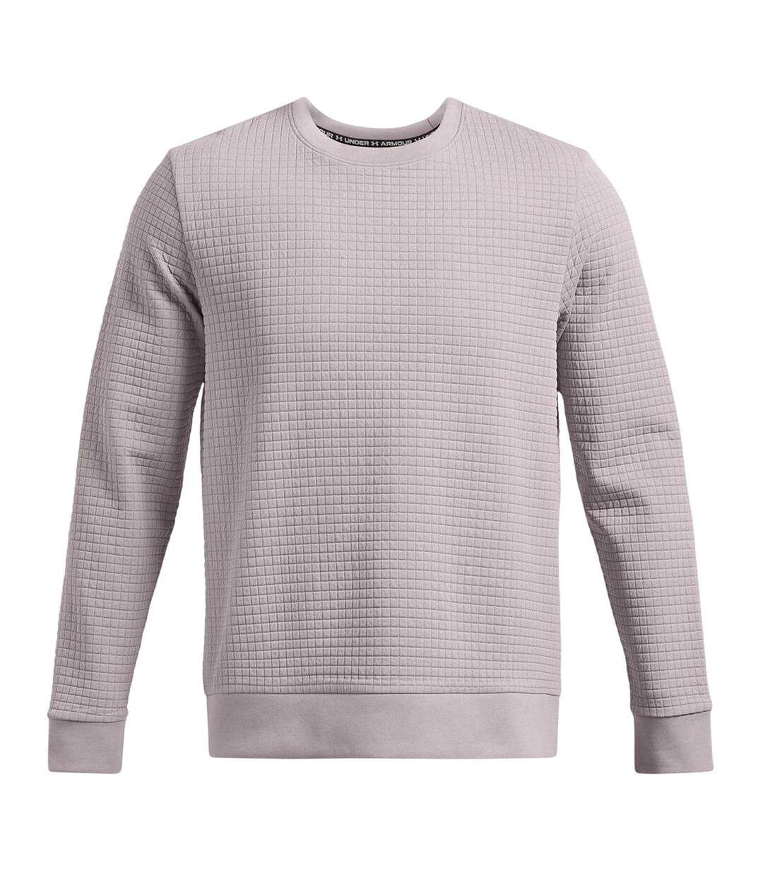 Sweat Motif/style Carré Homme Gris Under Armour-1