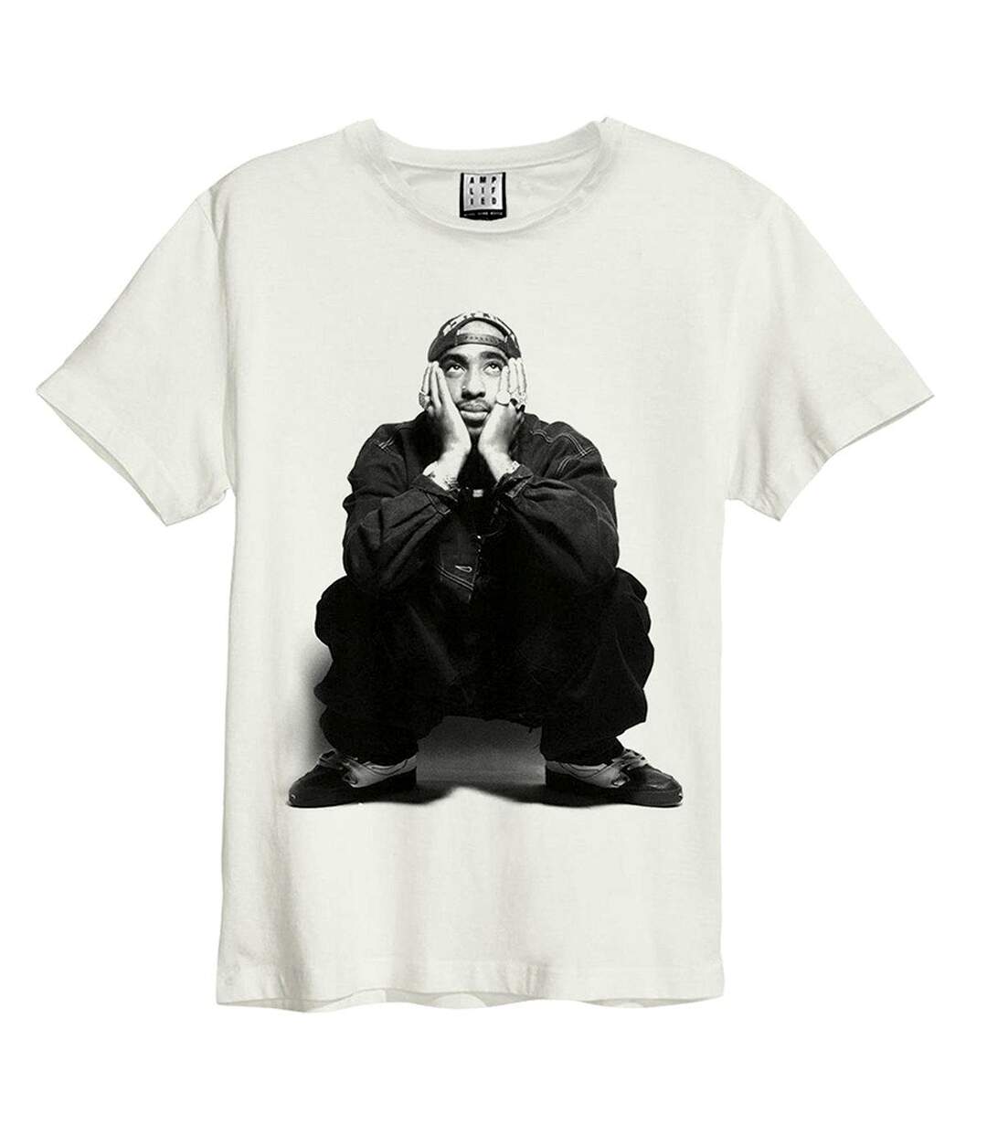 T-shirt Contemplation Adulte Blanc Amplified-1
