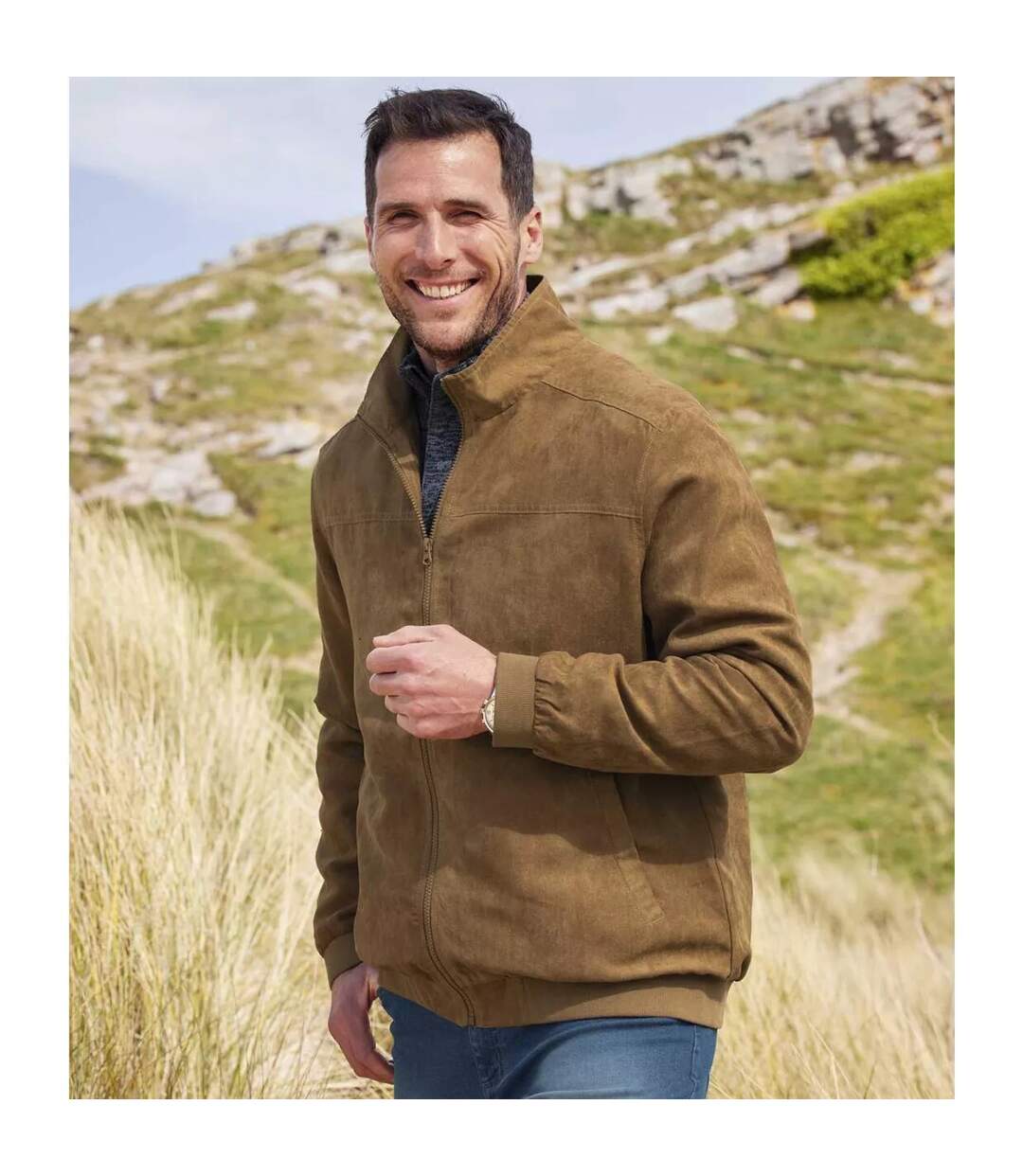 Veste homme ocre Atlas For Men-3