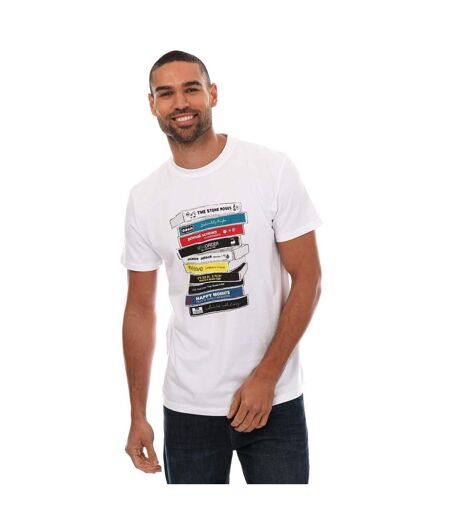 Mens Cassettes T-shirt White Weekend Offender