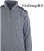 CHALLENGER PIERRO1 — Sweat molleton col camionneur zippé gris : chaleur et résistance optimale-4