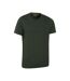 Pack of 2  Mens flint crew neck t-shirt  khaki green/navy blue Mountain Warehouse-3