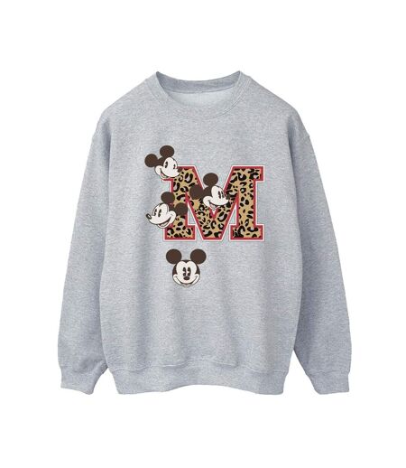 Disney Sweatshirt Femmes/Dames Mickey M Faces M (Gris sportif) - UTBI29086