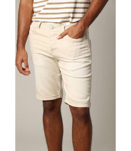 Bermuda en maille denim à coupe slim pour homme BART