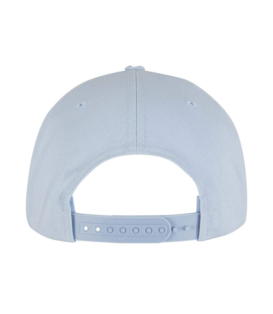 Casquette De Baseball Yupoong Adulte Bleu Clair Blanc Flexfit-2