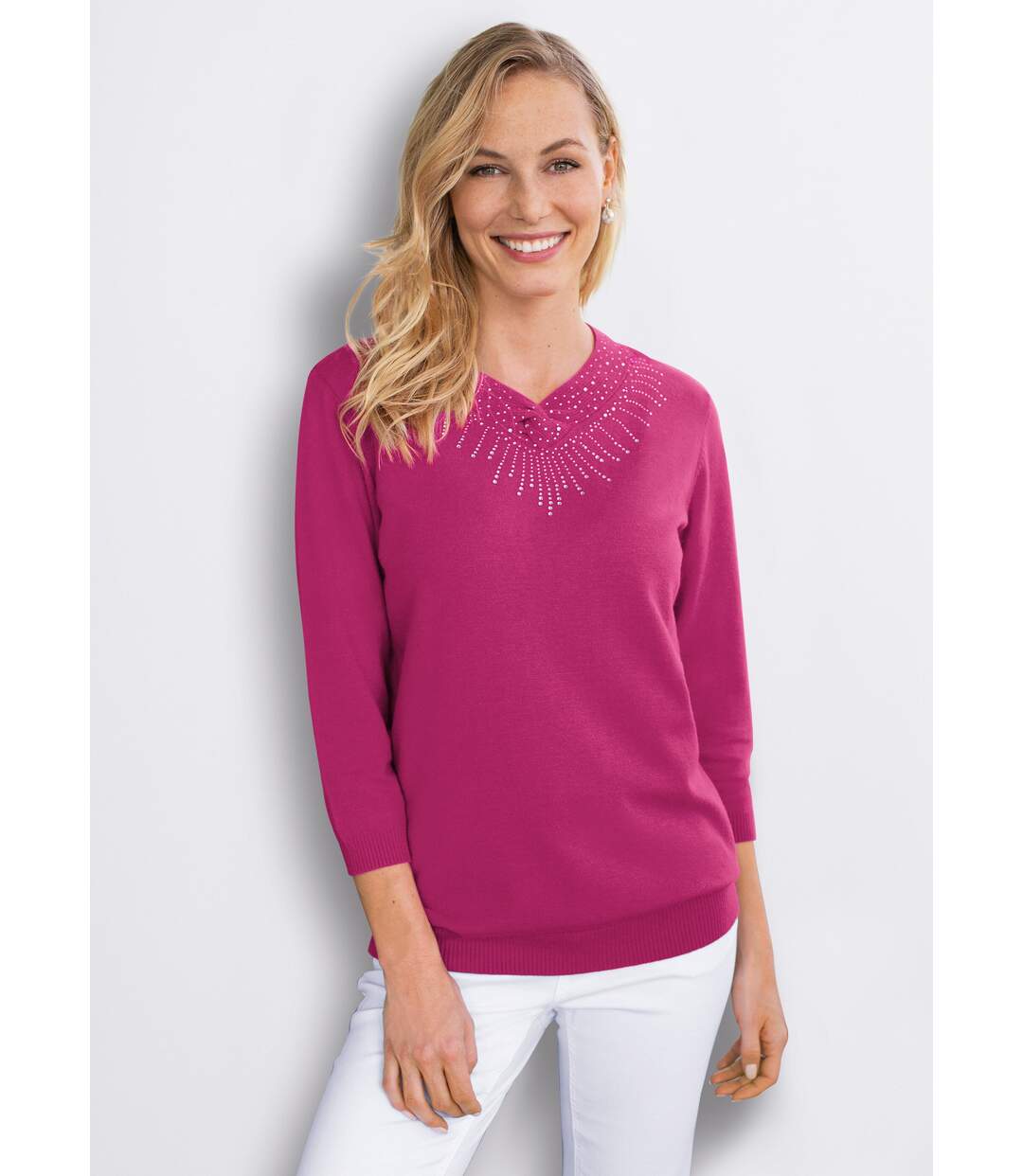 Pull bijou maille extra douce-1