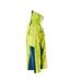 Mens Accelerate Safe Soft Shell Jacket Hi Vis Yellow Dark Petroleum Mascot-4
