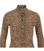 Womens/ladies Ninky Bodycon Dress Brown Black Hugo-4