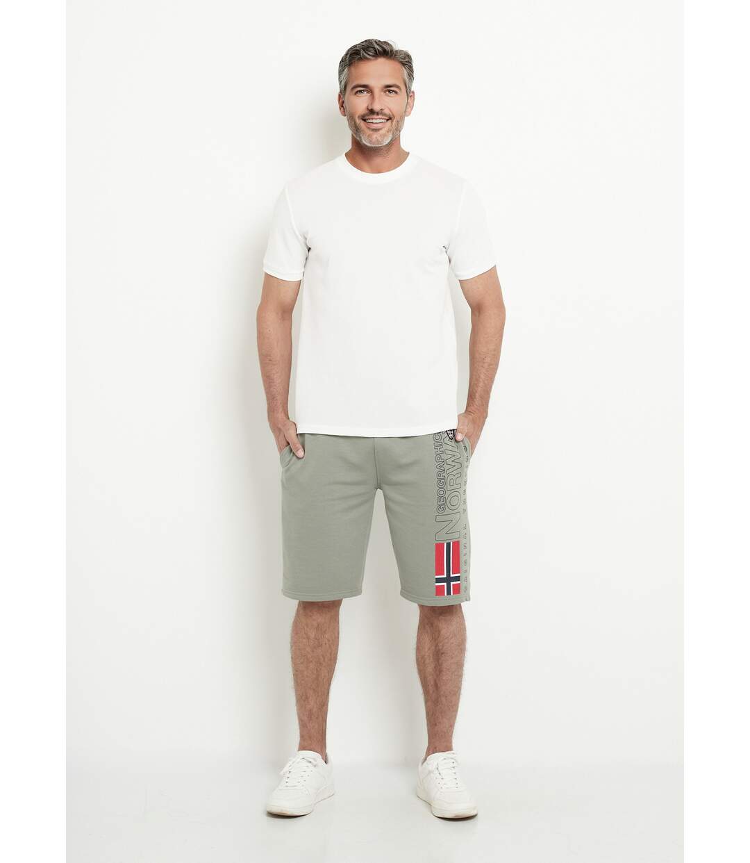 T-shirt col rond épais effet nid d'abeille-3