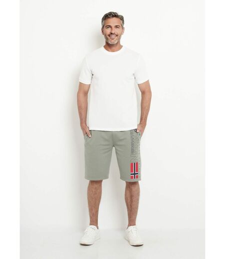 T-shirt col rond épais effet nid d'abeille
