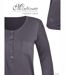 Tee-shirt MAYFLOWER CLOE3G manches longues : le confort urbain en gris ardoise-4