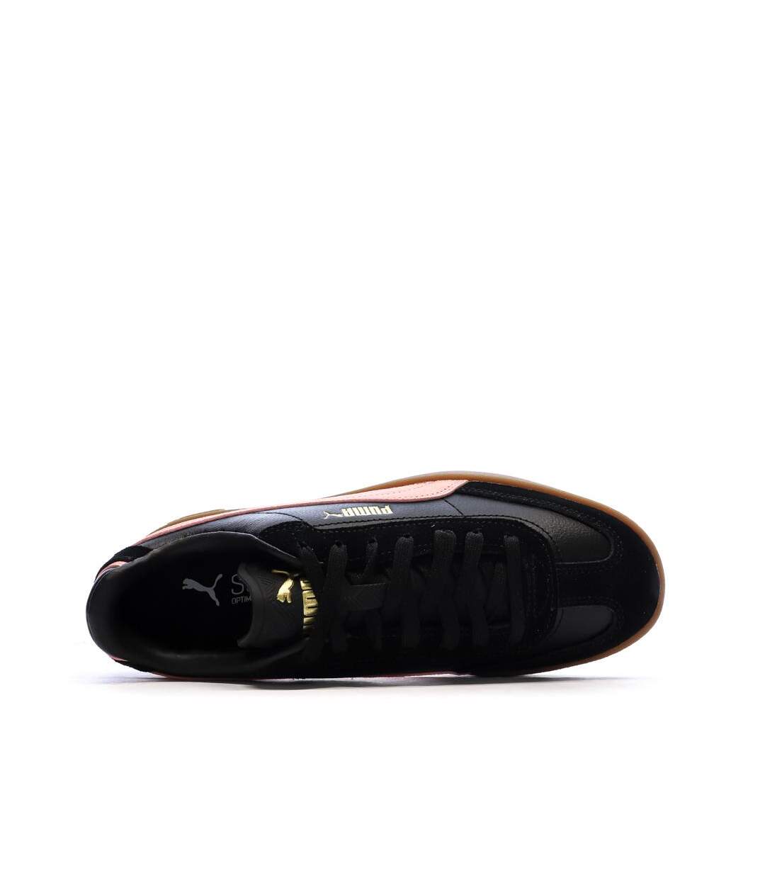 Baskets noires/roses femme puma club ii era-4