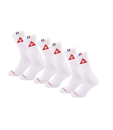 Lot de 3 paires de chaussettes blanches homme le coq sportif - 42/46