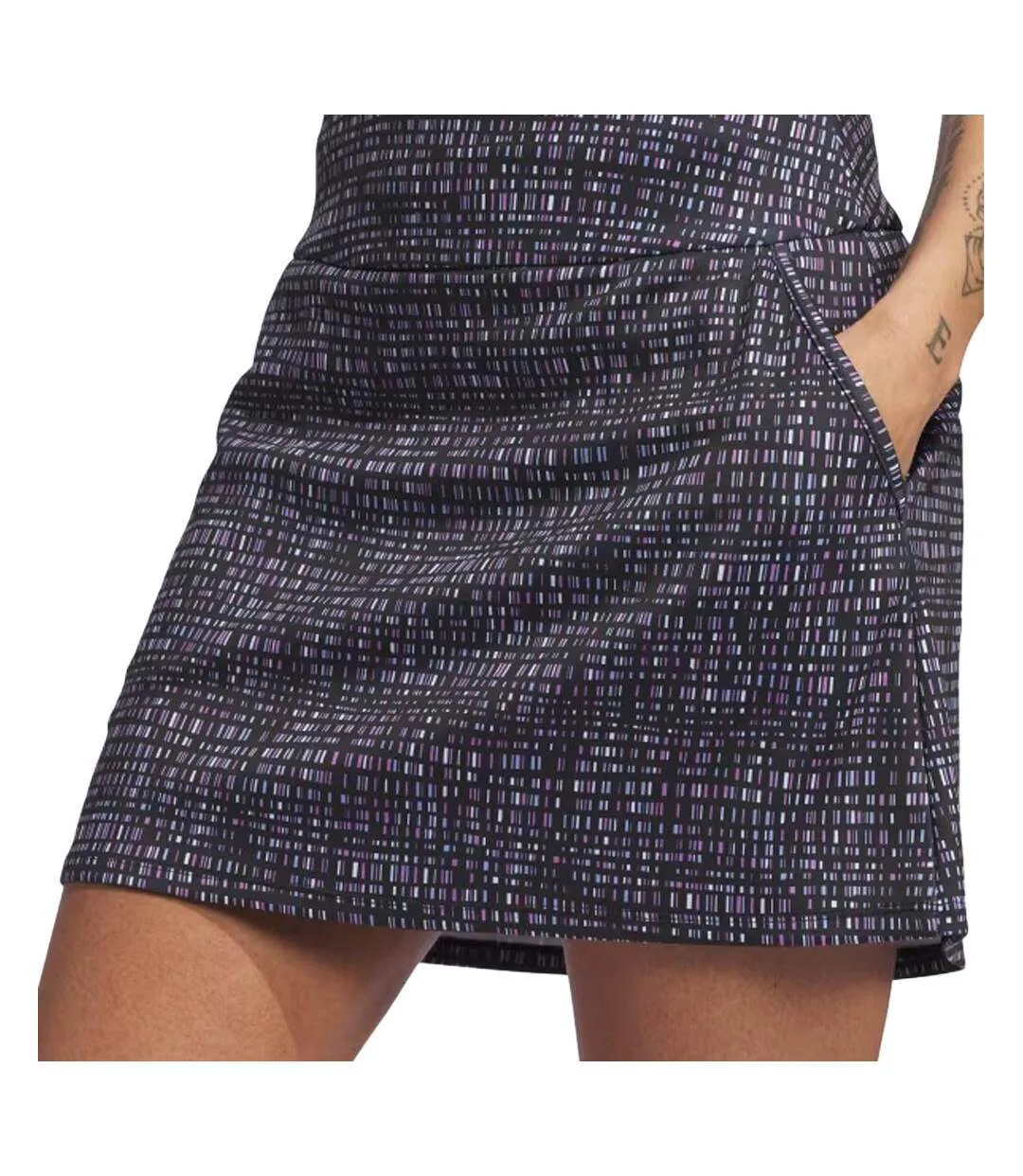 Jupe violet/noir femme adidas ix3658-1