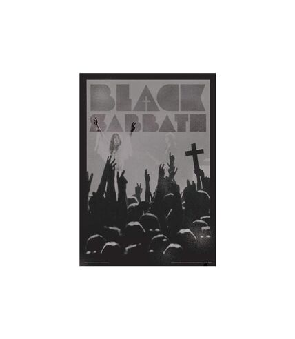 Black Sabbath Stage Photo Print (Black/Gray) (40cm x 30cm) - UTPM8998