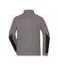 Veste Polaire Homme Carbone Noir Rouge Chiné James And Nicholson-2